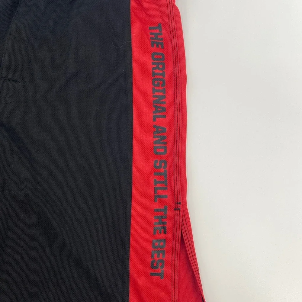Combat Sports International MMA Fight Shorts Mens 36 Black Red Athletic UFC BJJ